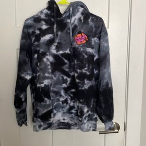 Santa Cruz tie dye sweatshirt